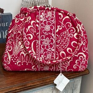 Vera Bradley Eloise Twirly Birds Pink handbag bag